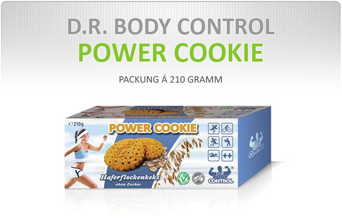 D.R. Body Control Power Cookie - Packung á 210 Gramm