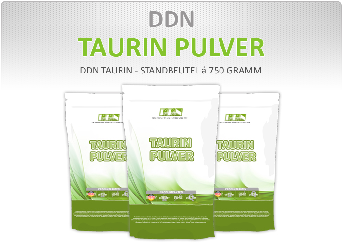 DDN Taurin Pulver - Standbeutel á 750 Gramm bei Pharmasports