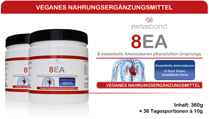 Netzeband 8EA - alle 8 essentiellen Aminosäuren