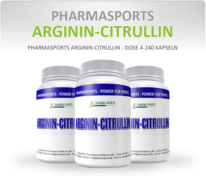 Pharmasports Arginin-Citrullin Kapseln