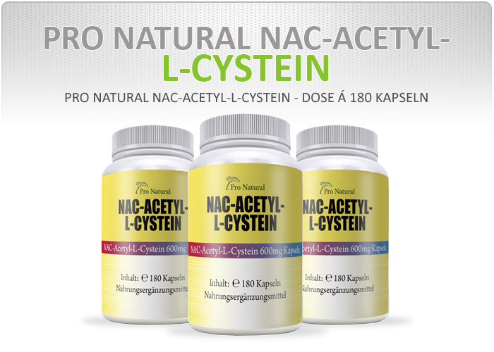 Pro Natural NAC-Acetyl-L-Cystein Kapseln 