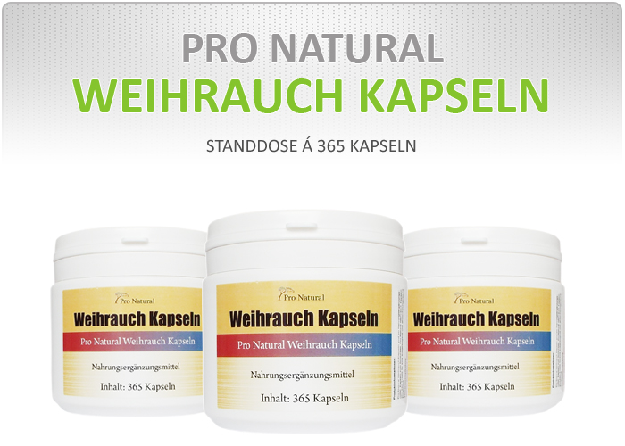 Pro Natural Weihrauch Kapseln - Dose á 365 Kapseln