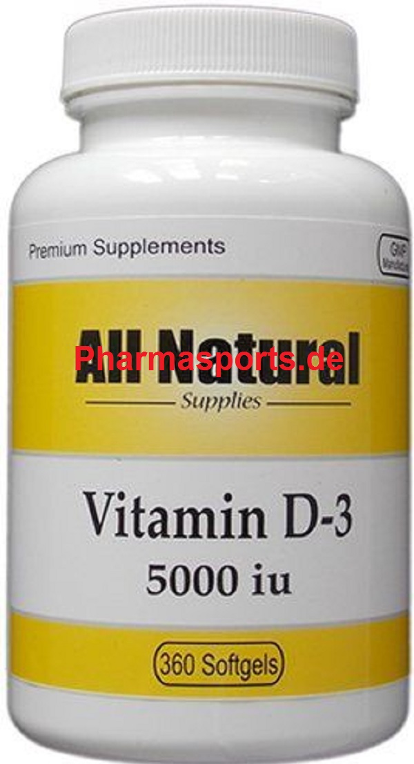 Pro Natural Vitamin D3 5000 IU.
