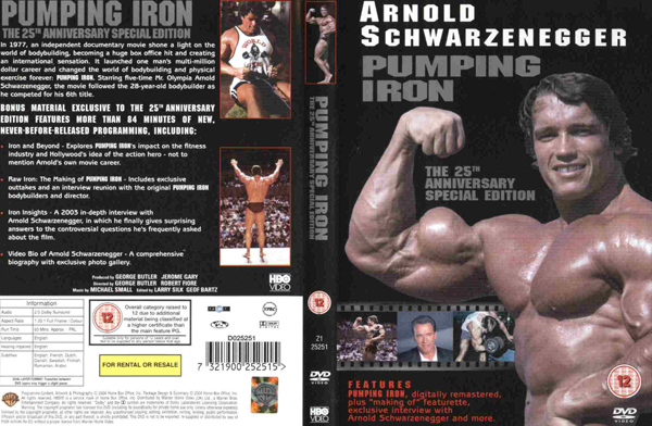 Pumping Iron Video der Bodybuilding Film