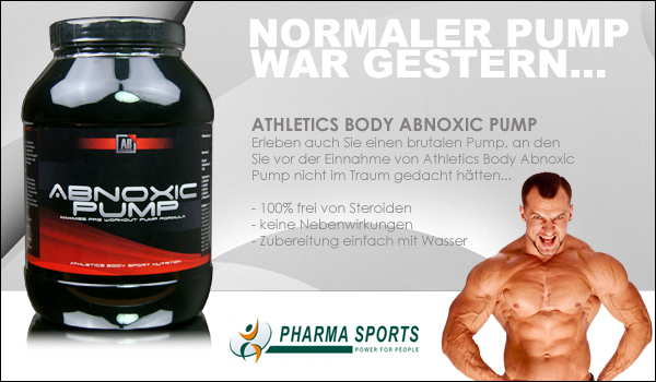 Athletics Body Abnoxic Pump - und das Training kann beginnen! 