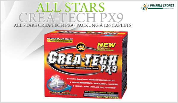 All Stars Crea-Tech PX9 - Packung á 126 Caplets
