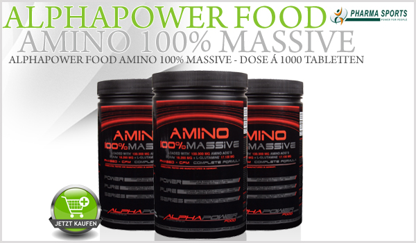 Alphapower Food Amino 100% Massive