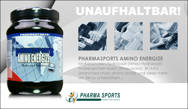 Pharmasports Amino Energize für ein mehr als hartes Training