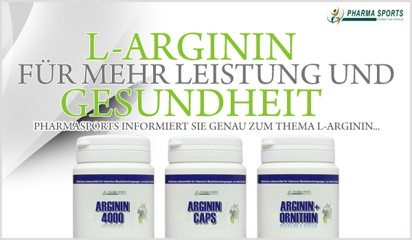 L-Arginin nicht nur für mehr Leistung gut, sondern auch für die Gesundheit!