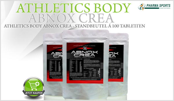 Athletics Body Abnox Crea - Standbeutel á 100 Tabletten
