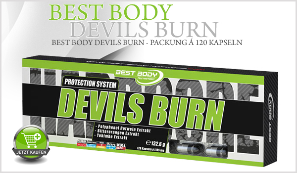 Best Body Devils Burn - Packung á 120 Kapseln