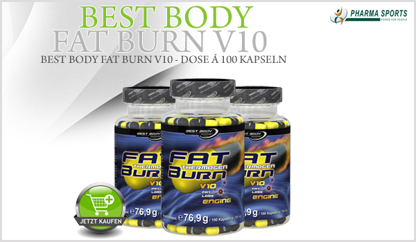 Best Body Fat Burn V10 - Dose á 100 Kapseln