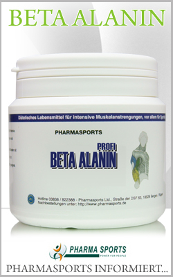 Beta Alanin - Pharmasports informiert Sie genau! 