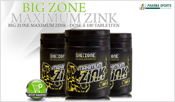 Big Zone Maximum Zink - Dose á 100 Tabletten