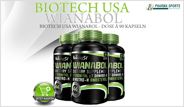 BioTech USA Wianabol - Dose á 90 Kapseln