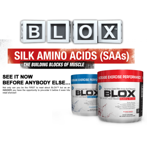 BPI BLOX enthält SAA's (Silk Amino Acids).