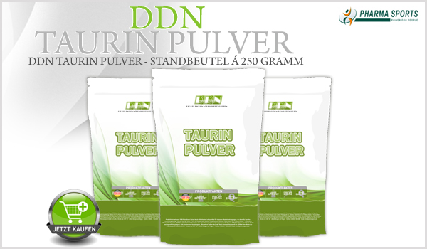 DDN Taurin Pulver - Standbeutel á 250 Gramm bei Pharmasports