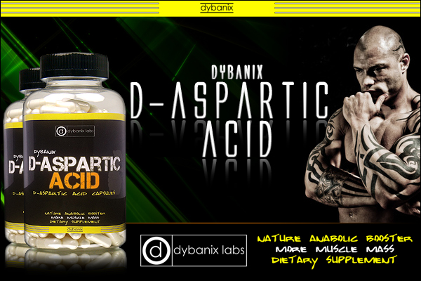 Dybanix D-Aspartic Acid für mehr Kraft und Muskelmasse