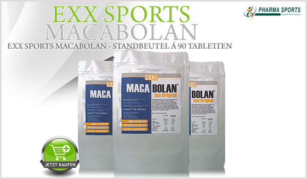 EXX Sports Macabolan - Standbeutel á 90 Tabletten
