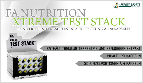 FA Nutrition Xtreme Test Stack