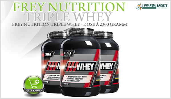 Frey Nutrition Triple Whey - Dose á 2300 Gramm