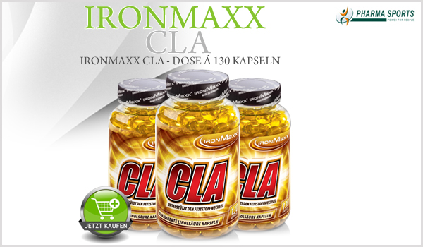 IronMaxx CLA - Dose á 130 Kapseln natürlich bei Pharmasports