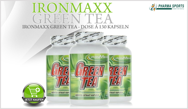 IronMaxx Green Tea - Dose á 130 Kapseln