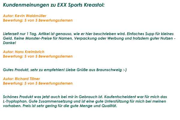 Kundenmeinungen zu EXX Sports Kreastol