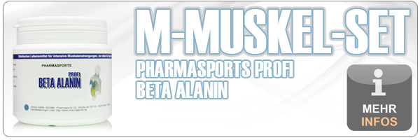 Pharmasports M-Muskel-Set - Pharmasports Profi Beta Alanin 