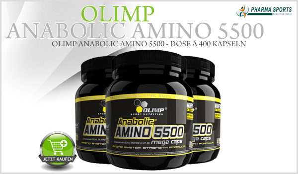 Olimp Anabolic Amino 5500 - Dose á 400 Kapseln