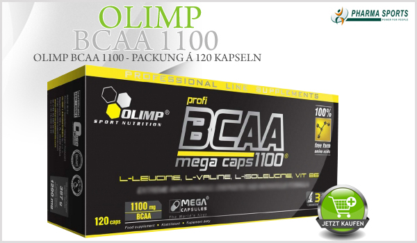 Olimp BCAA 1100 - Packung á 120 Kapseln