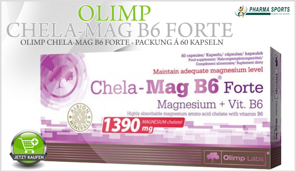 Olimp Chela Mag B6 Forte - Packung á 60 Kapseln