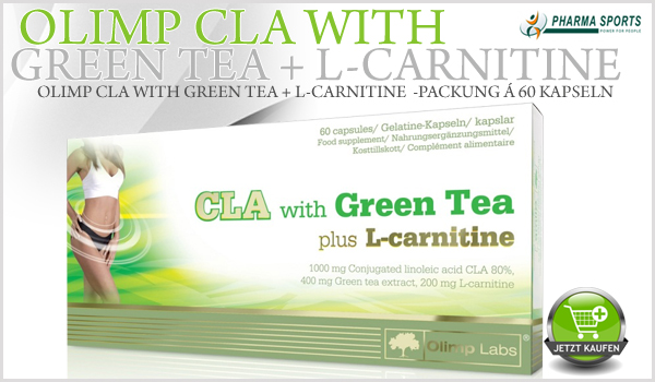 Olimp CLA with Green Tea plus L-Carnitine - Packung á 60 Kapseln