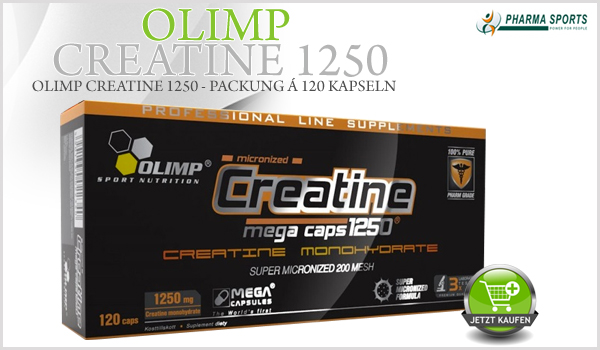 Olimp Creatine 1250 - Packung á 120 Kapseln