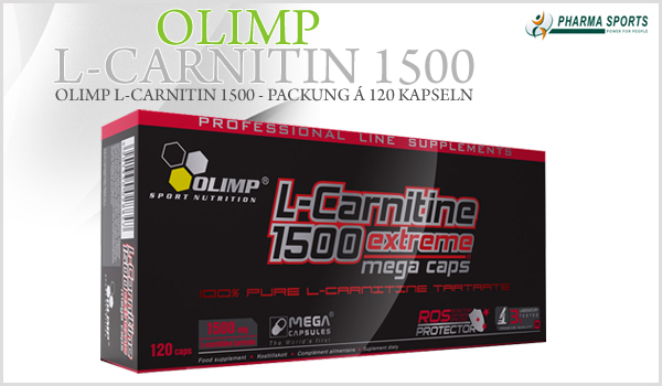Olimp L-Carnitine 1500 - Packung á 120 Kapseln