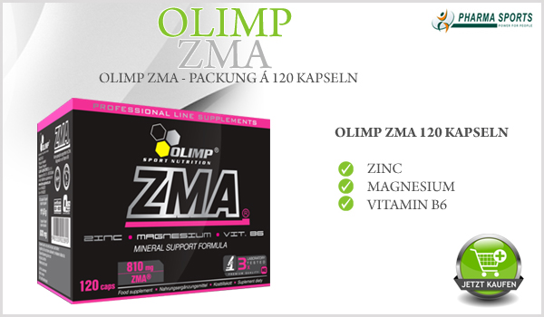 Olimp ZMA - Packung á 120 Kapseln