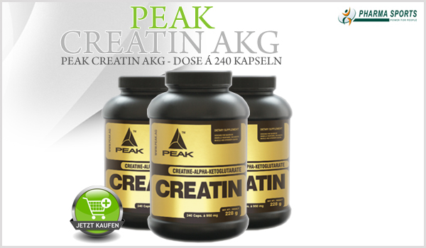 Peak Creatin AKG - Dose á 240 Kapseln