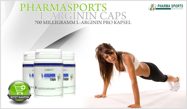 Pharmasports L-Arginin Caps - 700mg L-Arginin pro Kapsel