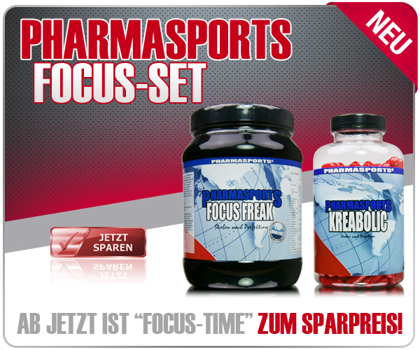 Pharmasports Focus-Set - Bestehend aus Pharmasports Focus Freak und Kreabolic