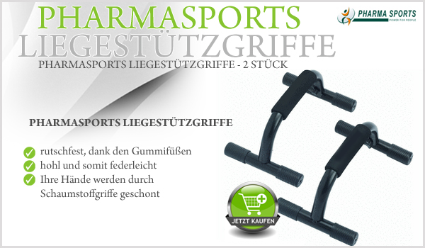 Pharmasports Liegestützgriffe - 2 Stück günstig bei Pharmasports