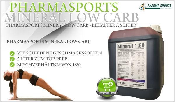 Pharmasports Mineral Low Carb - Behälter á 5 Liter