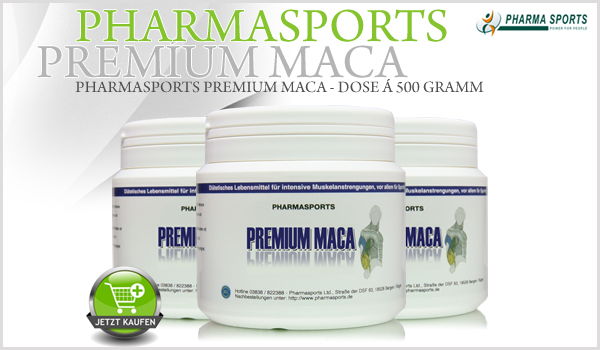 Pharmasports Premium Maca - Dose á 500 Gramm