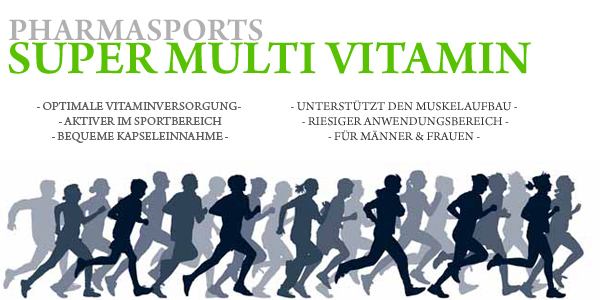 Pharmasports Super Multi Vitamin für eine optimale Vitaminversorgung