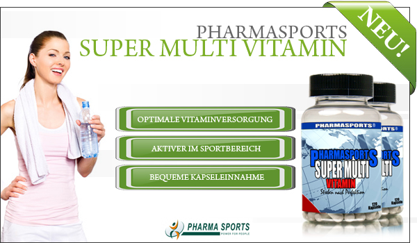 Pharmasports Super Multi Vitamin für einen gesunden und erfolgreichen Workout