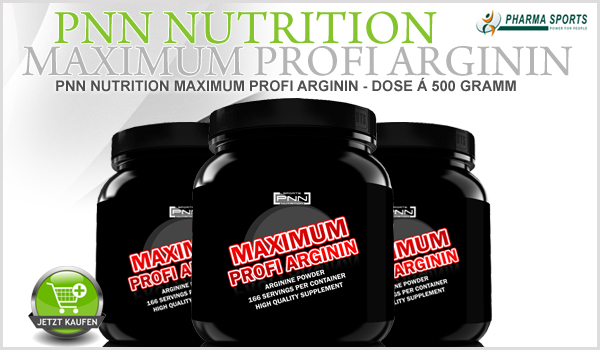 PNN Nutrition Maximum Profi Arginin - Dose á 500 Gramm