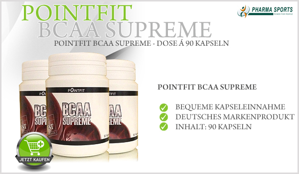 PointFit BCAA Supreme - Dose á 90 Kapseln