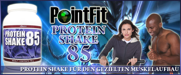 PointFit Protein Shake 85 zum Muskelaufbau