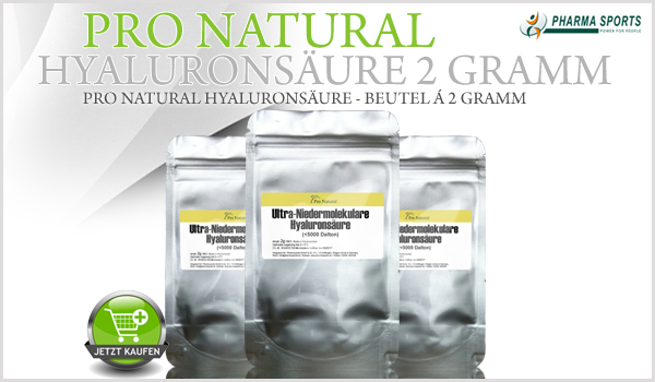 Pro Natural Hyaluronsäure 2 Gramm