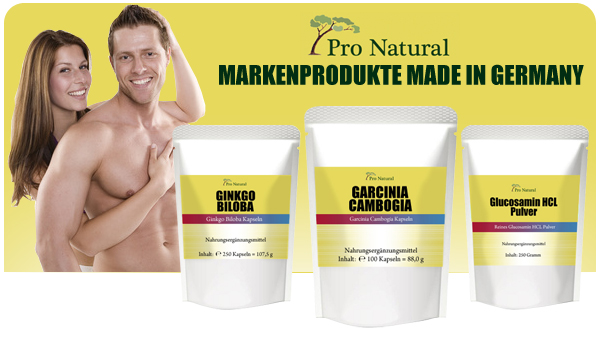 Pro Natural Produkte bei Pharmasports