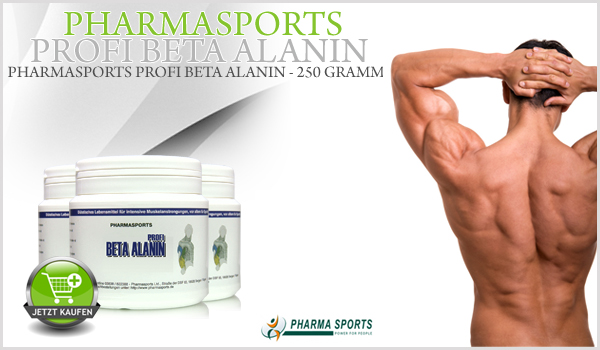 Pharmasports Profi Beta Alanin - Beta Alanin Pulver von Pharmasports